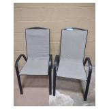 2 patio chairs
