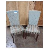 matching straight chairs