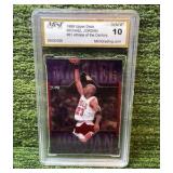 1999 Upper Deck Michael Jordan Athlete of the Century Graded 10 Chicago Bulls