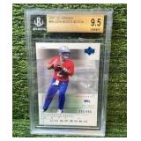 2001 UD Graded Josh Booty Action Seattle Seahawks /900 Beckett graded GEM MINT 9.5