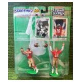 1997 Starting Lineup Classic Doubles- Joe Montana and Dwight Clark- San Francisco 49ers Winning Pairs- GOOD Condition in the Box