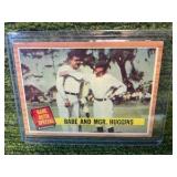 1962 Topps Babe Ruth and MGR.Huggins New York Yankees