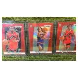 2024–25 PRIZM Rookie Lot /199 Jonathan MOGBO, PACOME DADIET, JA’ KOBE WALTER Decker (3 Total #