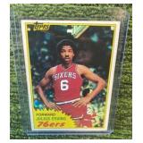 1981–1982 Topps Julius Irving Forward, Philadelphia 76ers