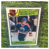 1980 0–PEE–CHEE Record Breaker, Wayne Gretzky Edmonton Oilers