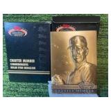 1991 Topps Stadium Club Metal Commemorative Nolan Ryan -Two Medallions included-HEAVY