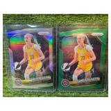 2025 PRIZM WNBA Cameron Brink, Silver and Green Parallel Refractor Los Angeles Sparks✨