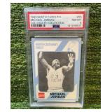 1989 North Carolina Collegiate Collection, Michael Jordan PSA graded 8