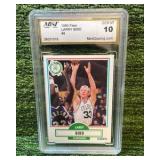 1990 Fleer Larry Bird Boston Celtics graded GEM MT 10