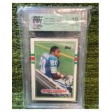 1989 Topps Barry Sanders, Rookie Card Graded 10 Detroit Lions !!