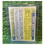 1987 Topps  Barry Bonds Rookie Pittsburgh Pirates Iconic Card