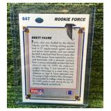 1991 Upper Deck Rookie Brett Favre, QB Atlanta Falcons RC