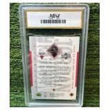 1999 Upper Deck Michael Jordan Athlete of the Century Graded 10 Chicago Bulls