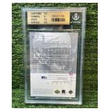 2001 UD Graded Josh Booty Action Seattle Seahawks /900 Beckett graded GEM MINT 9.5