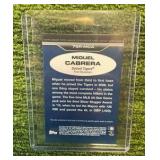 2011 Topps Lineage Miguel Cabrera, Detroit Tigers First Baseman Patch Card Insert