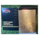 1991 Topps Stadium Club Metal Commemorative Nolan Ryan -Two Medallions included-HEAVY