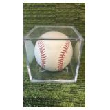 Official Major League Rawlings Blank Baseball with Case