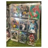 Large Mixed Sport Binder, Basketball, Football, Baseball, Pokémon, One Piece, and More! 23 pages, 9 cards per page, All Stars, Rookies and Inserts !!