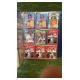 3 Large Binders Full of MLB Baseball from 80s 90s 2000s