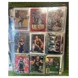 Large Mixed Sport Binder, Basketball, Football, Baseball, Pokémon, One Piece, and More! 23 pages, 9 cards per page, All Stars, Rookies and Inserts !!