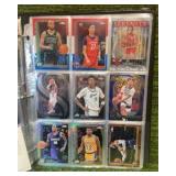 Large Mixed Sport Binder, Basketball, Football, Baseball, Pokémon, One Piece, and More! 23 pages, 9 cards per page, All Stars, Rookies and Inserts !!