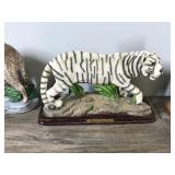 Lot of Collectible Animal Figurines - Dogs - Cats - Tiger - Horse - Rabbit - Chicken - Fox