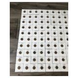 Lot of 100 Collectible Wheat Pennies in Protective Sleeves - see description for Years