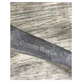 Vintage Gifford Wood Co. Wood Tongs