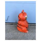 Large Vintage Chalkware Garfield Bank