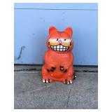 Large Vintage Chalkware Garfield Bank
