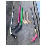 Lot of Hockey Sticks
