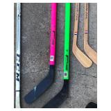 Lot of Hockey Sticks