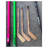 Lot of Hockey Sticks