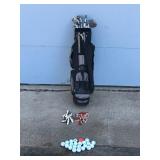Trilogy Golf Bag with Golf Clubs & Accessories