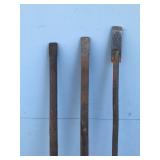 1- Ice Chisel & 2 Chisel / Pry-bars