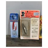 Lot of 5 Fishing Lures in Original Packages - See description for more info