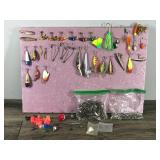 Lot of Fishing Lures & More - Hooks - Sinkers - Swivels - Hook Protectors & More