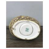 Partylite Tea Light Candle Holder #7747 Spring Floral Flower Basket