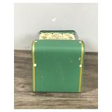 Vintage Jasco Match Holder Tin Metal “Bless This House” Wall Mount Bright Colors Retro 1950