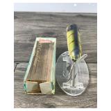 Collectible Original Heddon Wood Basser Fishing Lure