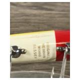 Collectible Heddon Original Wood Basser Fishing Lure with Box