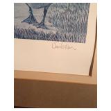 Framed Signed & Numbered "The Dawn Sentinel-Canada Goose" print by Ron Van Gilder 278/500