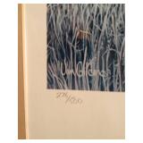 Framed Signed & Numbered "The Dawn Sentinel-Canada Goose" print by Ron Van Gilder 278/500