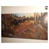 Sealed signed & numbered wolf print "Eyes of the hunter" by Derk Hanson 265/750