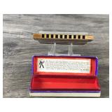 Vintage M. Hohner Marine Band Harmonica in Original Box Germany Key In C - No 1896