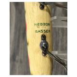 3 - Collectible Heddon Fishing Lures - 1 Wooden & 2 Plastic