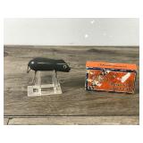 Collectible Shakespeare Wooden Genuine Swimming Mouse in Box