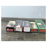 Lot of 4 Fishing Lures in the Box and 1 Empty Rapala Box