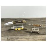 Lot of 4 Collectible Knives - see description for more info