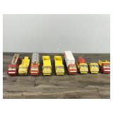 Large Lot of Collectible Tonka Toy Die Cast Equipment Vehicles - Dump Trucks - Cement Truck - Fuel Truck - Fire Truck and More